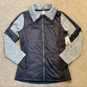 NWT Mondetta Zip Up Grey Jacket, Size Small